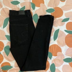 Curvy super high rise black jegging